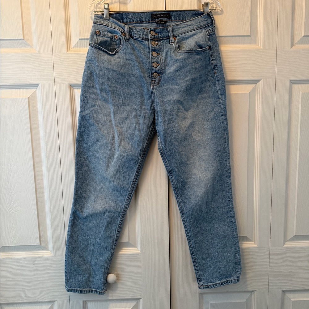 Aeropostale Mom Jean with Button Fly